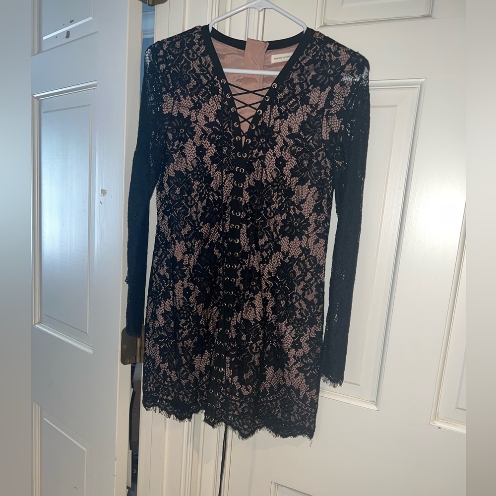 Makers of Dreams Black Lace Dress